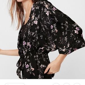 Express floral kimono